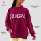 Custom Mock Neck Sweatshirt with Drop Shoulder and Ribbed Cuffs for Gym Wear Labels