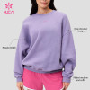 Custom Graphic Back Print Crewneck Sweatshirt for Gym and Athleisure Brands