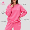 Custom Embroidered Logo Crewneck Sweatshirt in Three Colours for Activewear Brands