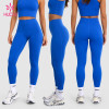 Custom High Waist Full Length Leggings with Silicone Hem Grip for Gym Wear Brands