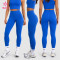 Custom High Waist Full Length Leggings with Silicone Hem Grip for Gym Wear Brands