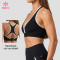 Custom Racerback Sports Bra with Contrast Binding for Gym Wear Brands