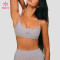 Custom Polka Dot Sports Bra with Adjustable Straps for Studio Labels