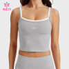 Custom Layered Strap Training Cami with Deep U-Back for US Activewear Brands