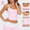 Custom Double-Layer Scoop Neck Tank Top with Polka Dot Underlayer for DTC Brands