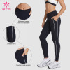 Custom Contrast Piping Sports Bra and Leggings Set for Gym Wear Brands