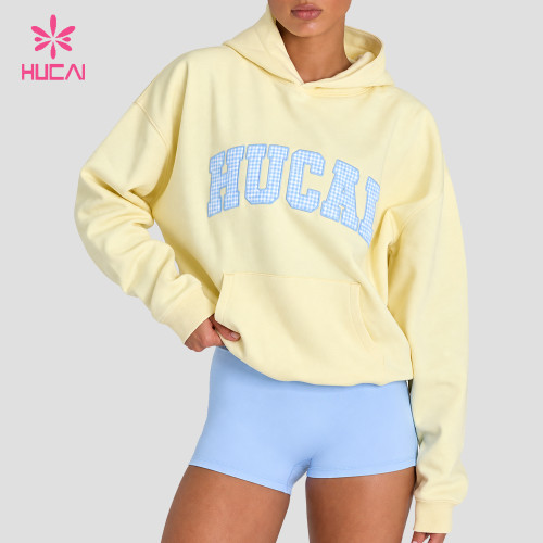 Custom Oversized Polka Dot Hoodie with Dropped Shoulder for Gym Wear Brands