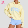 Custom Oversized Polka Dot Hoodie with Dropped Shoulder for Gym Wear Brands
