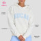 Custom Oversized Polka Dot Hoodie with Dropped Shoulder for Gym Wear Brands