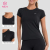 Custom Fitted Crew Neck Training T-Shirt with Short Sleeves for US Brands