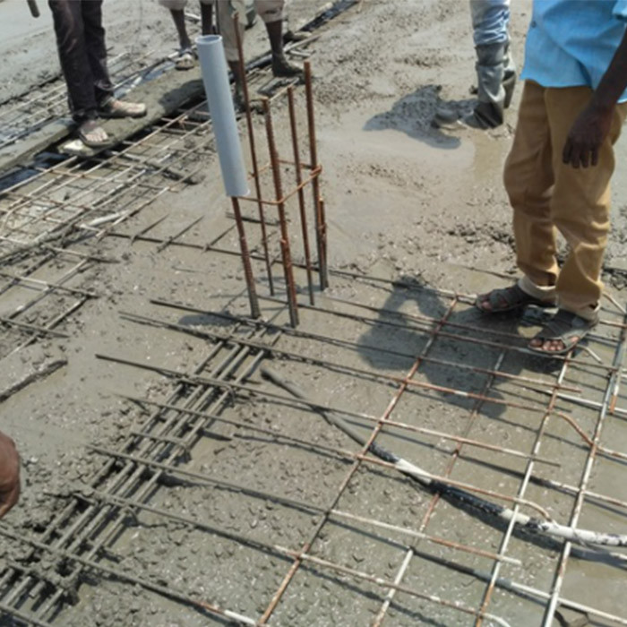 How can I calculate steel of slab?