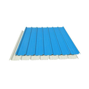 Trapezoidal Shape Color Coated Steel Roofing Sheet