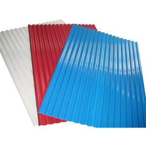 Ral9002 Color Coated Corrugated Steel Roofing Sheet