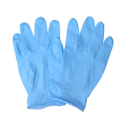 Access CE test gloves blue color disposable nitrile gloves for home use