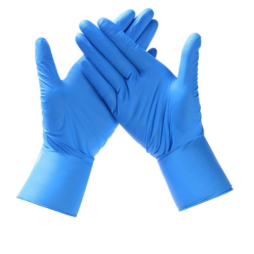 Large Clear Disposable Plastic Polythene PE Gloves Cleaning Prepare Food Decorating Powder Free Clear Examination Vinyl Gloves
