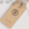 Luxury Kraft Custom Design Printing Clothing Paper Swing Hang Tags With Cord/String