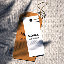 Custom Luxury Hang Tag Garment Paper Hangtag swing tag for clothing and bag