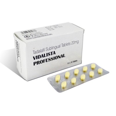 Tadalafil Vidalista Professional Generic Cialis Pills Male Sex Erection Medication
