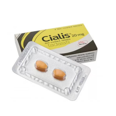 Original Yellow Cialis 20mg Tadalafil Male Sex Enhancement for Erectile Dysfunction Treatment