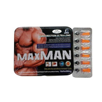 Natural Herbal Maxman Ultra Strong Penile Enlargement Pills Hard Sex Erection Medicine