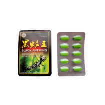 Chinese Natural Herb Black Ant King Male Sex Enhancement Pills for Men 3800mg Per Capsule
