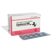 Original Sildenafil Citrate Cenforce 50mg for Men's Erectile Dysfunction Supplements