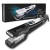 Custom MKBOO Hair Straightener with Steam,Wholesale Salon Professional Nano Titanium Ceramic Steam Flat Iron with Removable Comb Black White and Red