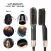Mkboo Black gold Hair Straightener Brush Beard comb Styling Tools