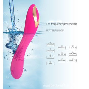 Adult female silicone waterproof vibrator