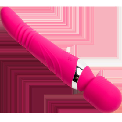 Double head heating telescopic vibration AV stick