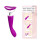 Folded female licking nipples clit vibrator