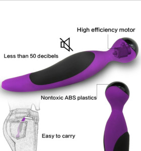 Sexy silicone waterproof stimulation female AV stick