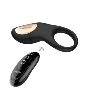 Charging remote control silicone extension vibrating ring