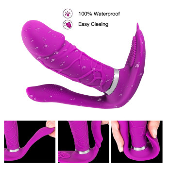 Remote control heating female wear vibrating egg