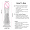 Swing dildo vibration simulation dildo crystal transparent vibration dildo USB charging swing vibration dildo wholesale