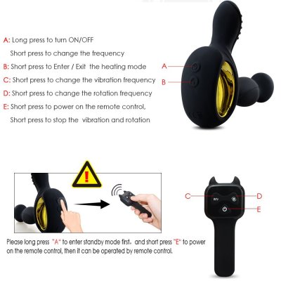 Anal plug male sex toy remote control rechargeable vestibular toy manufacturer wholesale