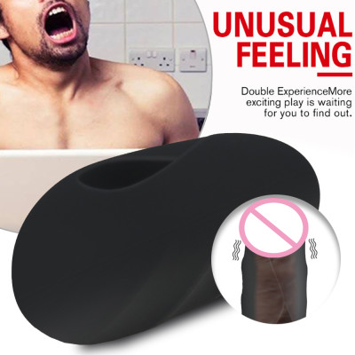 New male black samurai 2nd generation aircraft cup 10 frequency strong shock massage glans exercise masturbation sex toys