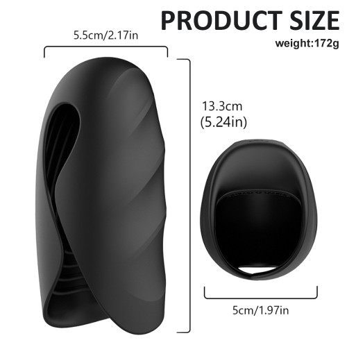 New male black samurai 2nd generation aircraft cup 10 frequency strong shock massage glans exercise masturbation sex toys