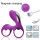 Male lock fine ring massager silicone electric multi-frequency vibration adult male sex masturbation supplies