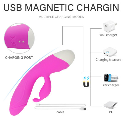 Female heating vibration AV moving stick adult sex toys massage masturbation device G point stimulation massage stick