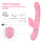 Female vibrator rechargeable tongue lick rotating vibrator massager heating and waterproof massage stick new products wholesale