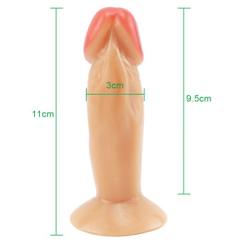 Mini trumpet dildo anal plug female masturbation manual multicolor dildo adult sex products