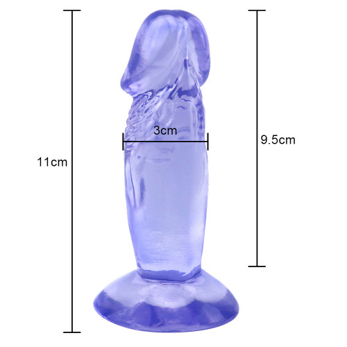 Mini trumpet dildo anal plug female masturbation manual multicolor dildo adult sex products