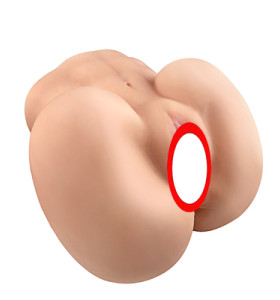 Big buttocks simulating yin buttocks temptation to entice the real doll