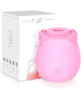 Rose Vibrator For Female Portable Waterproof Multicolor Female Tongue Licking And Sucking Masturbation Device