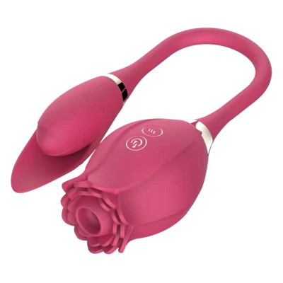 Rose Flower Sex Toys Rose Vibrator Rechargeable Vagina Sucking Vibrating Egg Toys