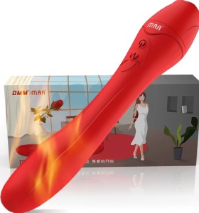 Heating Rose Vibrator for Anal Vagina Female Toys Adult Dildo Magic Plug Toys