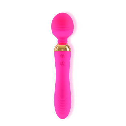 Magnetic Double Clitoris Vibrator Adult Sex Toys Female Couples Masturbation Wand Massager