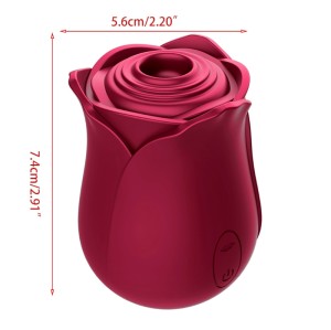 Women G-Spot Massager 3 Speed 7 Frequency Rose Sucking Stimulation USB Rechargeable Adult Sex Toy for Couples